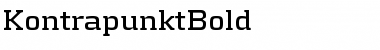 Download Kontrapunkt Bold Font Title Preview