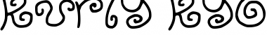 Download Kurly Kyoots Regular Font Title Preview