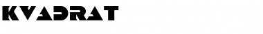 Download Kvadrat Regular Font Title Preview