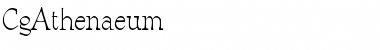 Download CgAthenaeum Medium Font Title Preview