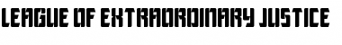 Download League of Extraordinary Justice Regular Font Title Preview