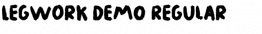 Download Legwork DEMO Regular Font Title Preview