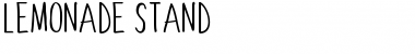 Download Lemonade Stand Regular Font Title Preview