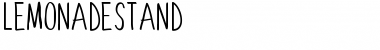 Download Lemonade Stand Regular Font Title Preview