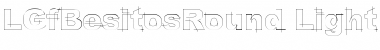 Download LGf Besitos Round Light Font Title Preview