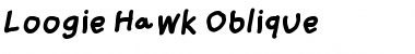 Download Loogie Hawk Obl Font Title Preview