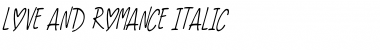 Download Love And Romance Italic Font Title Preview