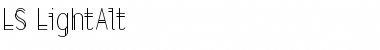 Download LS LightAlt Font Title Preview