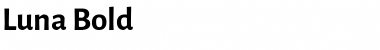 Download Luna Bold Font Title Preview