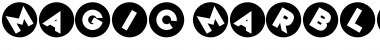 Download Magic Marbles Regular Font Title Preview