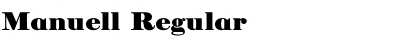 Download Manuell Regular Font Title Preview