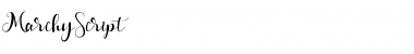 Download Marchy Script Regular Font Title Preview