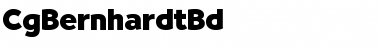 Download CgBernhardtBd Medium Font Title Preview