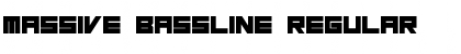 Download Massive Bassline Regular Font