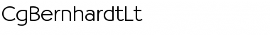 Download CgBernhardtLt Medium Font Title Preview