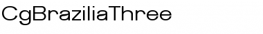 Download CgBraziliaThree Medium Font Title Preview