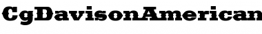 Download CgDavisonAmericana Medium Font Title Preview