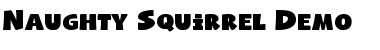 Download Naughty Squirrel Demo Font