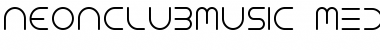 Download NEON CLUB MUSIC Medium Font Title Preview