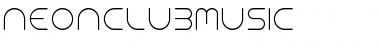 Download NEON CLUB MUSIC Regular Font Title Preview