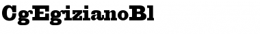 Download CgEgizianoBl Medium Font Title Preview