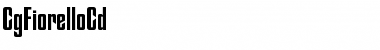 Download CgFiorelloCd Medium Font Title Preview