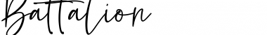Download Battalion Regular Font Title Preview