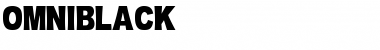 Download OMNIBLACK Regular Font Title Preview