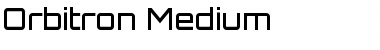Download Orbitron Medium Font Title Preview
