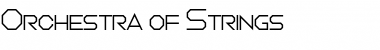 Download Orchestra of Strings Regular Font Title Preview