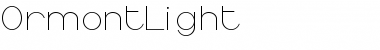 Download Ormont Light Font Title Preview