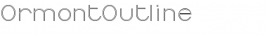 Download Ormont Outline Font Title Preview