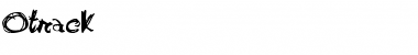 Download Otrack Regular Font Title Preview