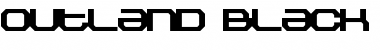 Download Outland Black Regular Font Title Preview