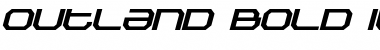 Download Outland Bold Italic Font Title Preview