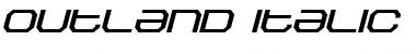 Download Outland Italic Font Title Preview