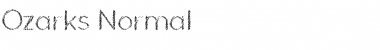 Download Ozarks Normal Font Title Preview