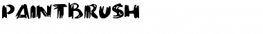 Download Paintbrush Regular Font Title Preview