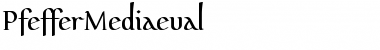 Download Pfeffer Medi&#56428 Regular Font Title Preview
