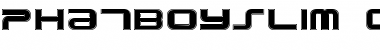 Download PhatBoy Slim College Font Title Preview