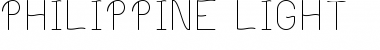 Download Philippine Light Font Title Preview