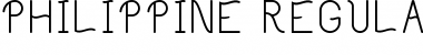 Download Philippine Regular Font Title Preview