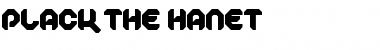 Download Plack the Hanet Regular Font Title Preview