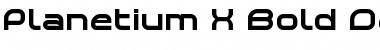Download Planetium-X Bold Demo Regular Font Title Preview