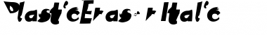 Download PlasticEraser It Font Title Preview