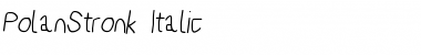 Download PolanStronk Ita Font Title Preview
