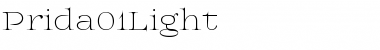 Download Prida01 Light Font Title Preview