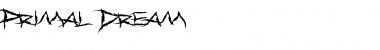 Download Primal Dream Regular Font Title Preview