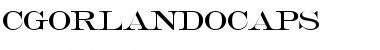 Download CgOrlandoCaps Medium Font Title Preview