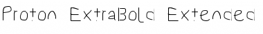 Download Proton ExBdExt Font Title Preview